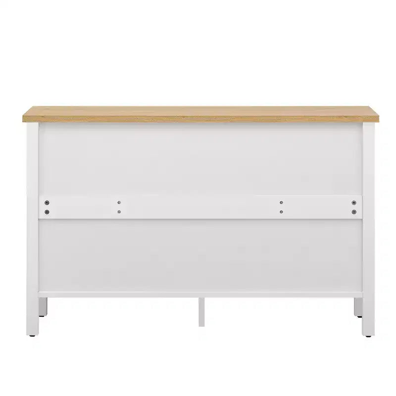 MAYEERTY Mobile Porta TV, Credenza Multimediale con 3 Spaziose Ante in Vetro, Dispositivo Antiribaltamento, per Soggiorno