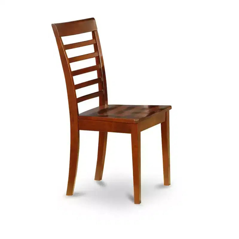 Set da pranzo antico per cucina - Set tavolo e sedie da 5 pezzi, Rotondo da 36 pollici, Finitura mogano