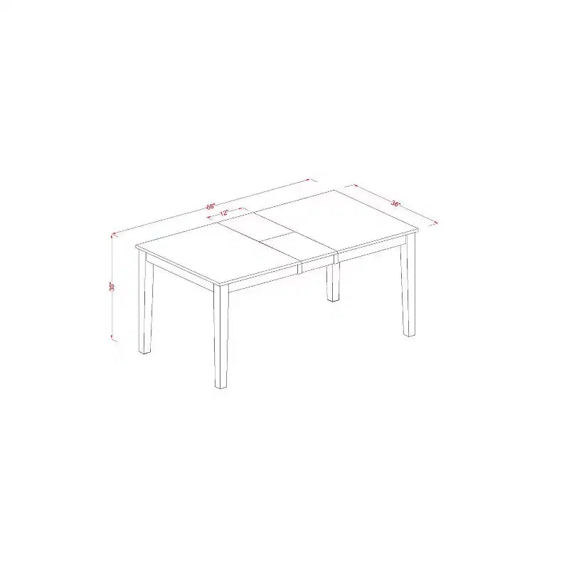 Set da pranzo rustico 7 pz - Tavolo da cucina e 6 sedie - Set da pranzo in legno massello