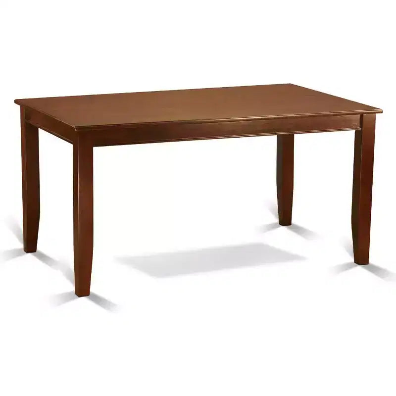Set da pranzo classico 7 pezzi - Tavolo rettangolare in legno e 6 sedie - Set da pranzo per cucina