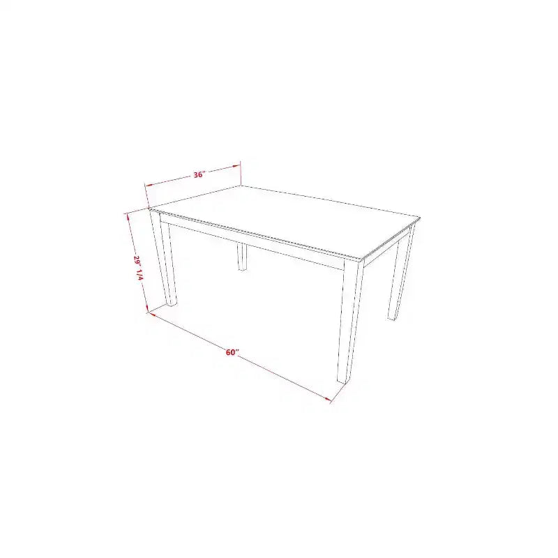 Set da Tavolo da Cucina 5 Pezzi - Tavolo da Pranzo e 4 Sedie - Seduta Moderna in Tessuto - Finitura Marrone Beige
