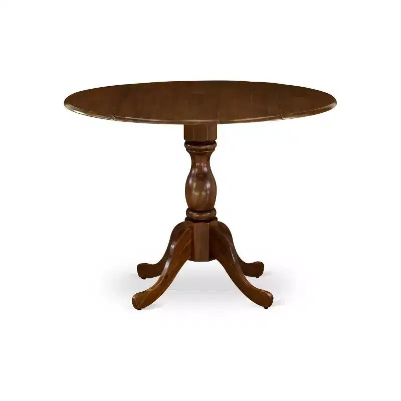 Set Sala da Pranzo 3 Pezzi in Legno Massello Finitura Acacia Noce - (4 Posti)