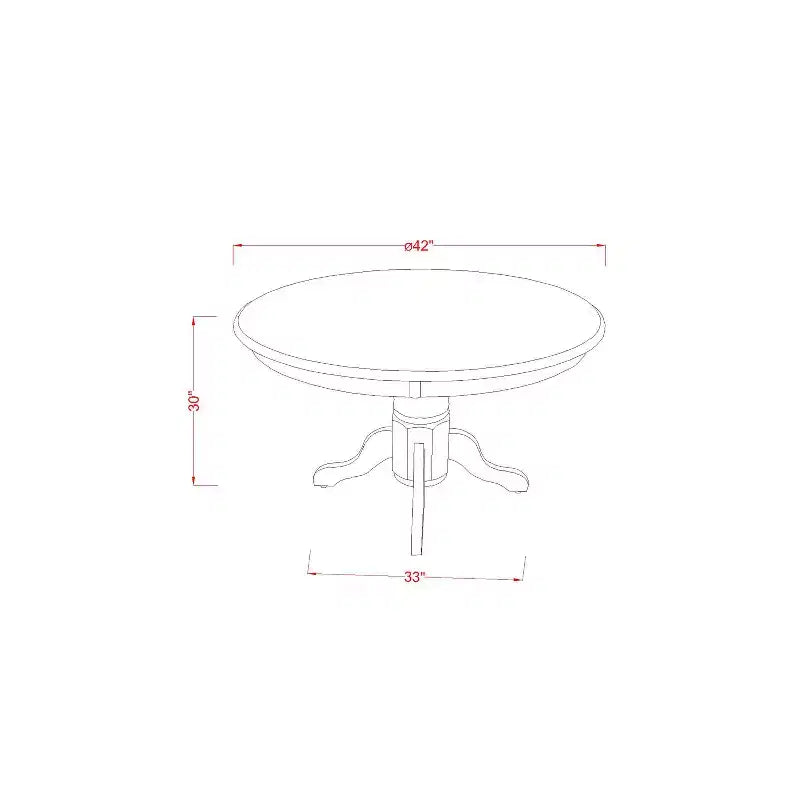 Set 3 pezzi con piano in legno massello finitura nera - Set da pranzo - 4 posti a sedere
