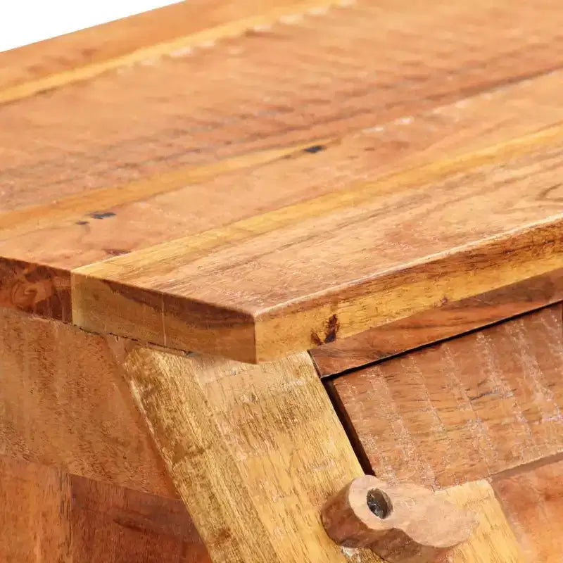 vidaXL Scrivania Marrone in Legno Massello di Acacia Media Scrivania Rettangolare
