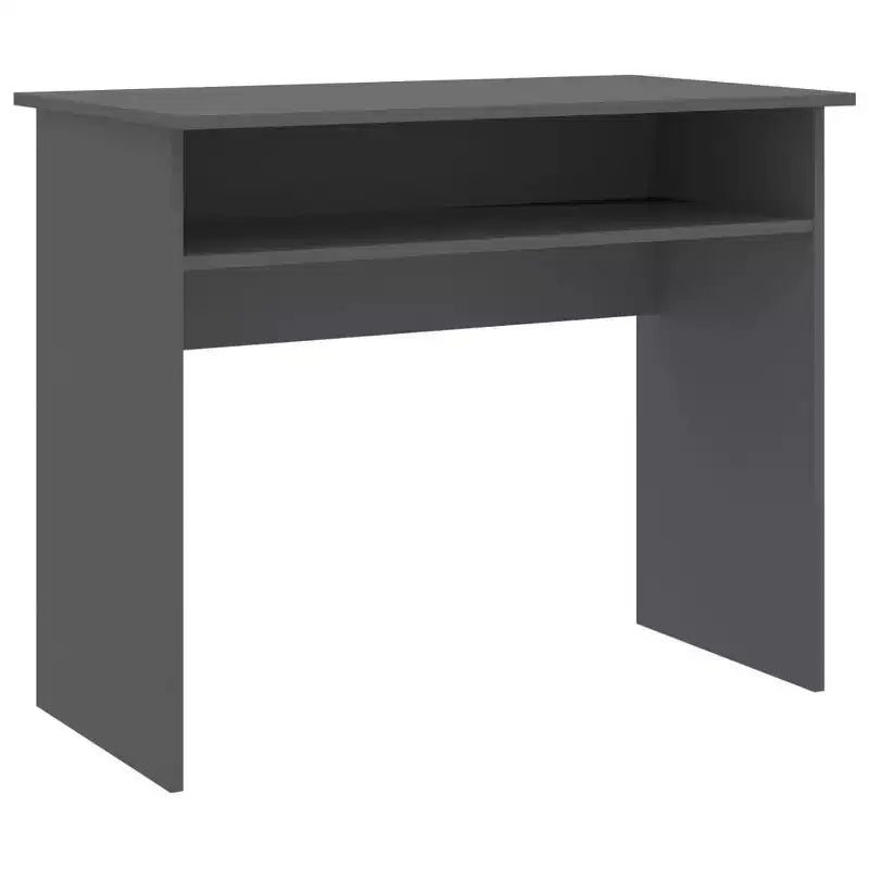 vidaXL Scrivania Bianca in Legno Multistrato Scrivania Piccola Rettangolare Moderna