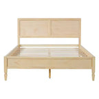 Struttura letto a piattaforma matrimoniale/king size con testiera a pannelli classica - ModernLuxe