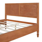 Struttura letto a piattaforma matrimoniale/king size con testiera a pannelli classica - ModernLuxe