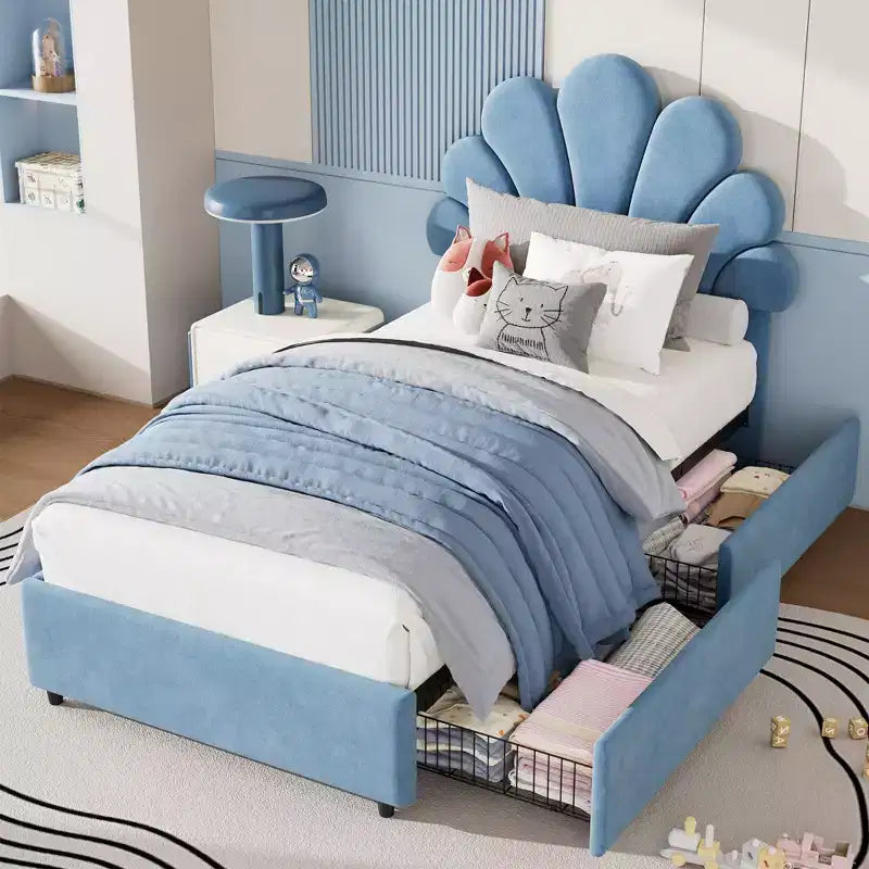 Telaio letto imbottito a una piazza