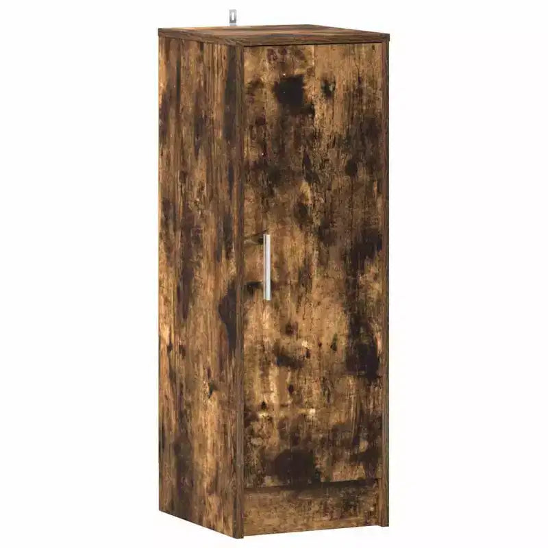 vidaXL Shoe Cabinet Smoked Oak Engineered Wood Medium Shoe Cabinet