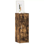 Scarpiera in legno multistrato rovere fumé, scarpiera media