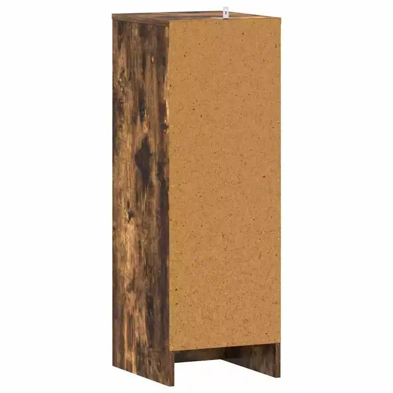 Scarpiera in legno multistrato rovere fumé, scarpiera media