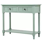 Consolle Classica con Cassetti Contenitori e Ripiano Inferiore-ModernLuxe
