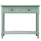 Consolle Classica con Cassetti Contenitori e Ripiano Inferiore-ModernLuxe