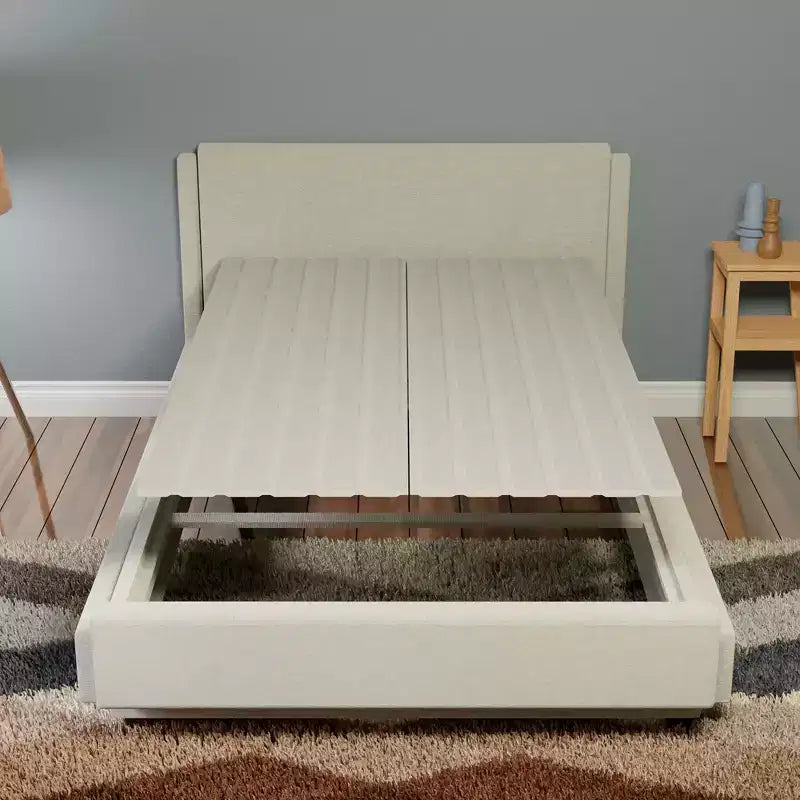 Bunkie Board/Doghe Verticali in Legno ad Alto Spessore di 1,9 cm con Rivestimento per Sostegno Materasso